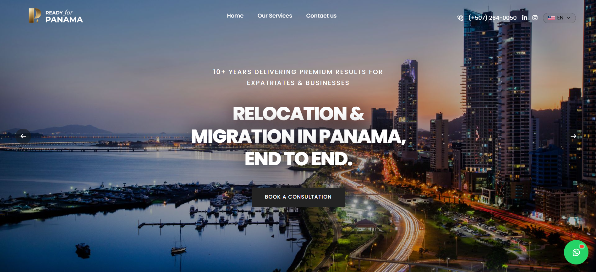 Sitios web para MMA Globe, Ready For Panamá y Mainspring
